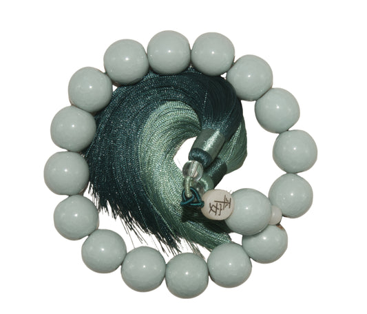 05017 Sky cyan glaze hand bracelet