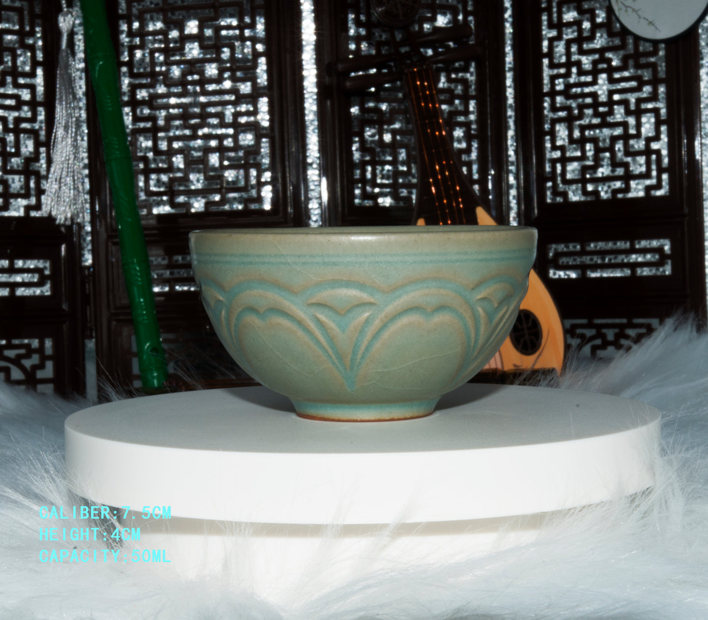 02001 Imitation ancient glaze Clouding cup