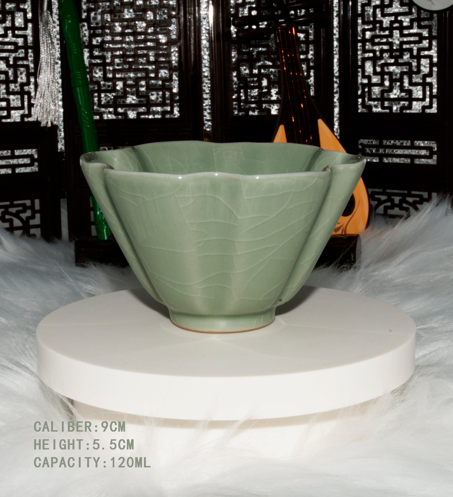 02005 RUCI Porcelain DOULI Octagonal Cup