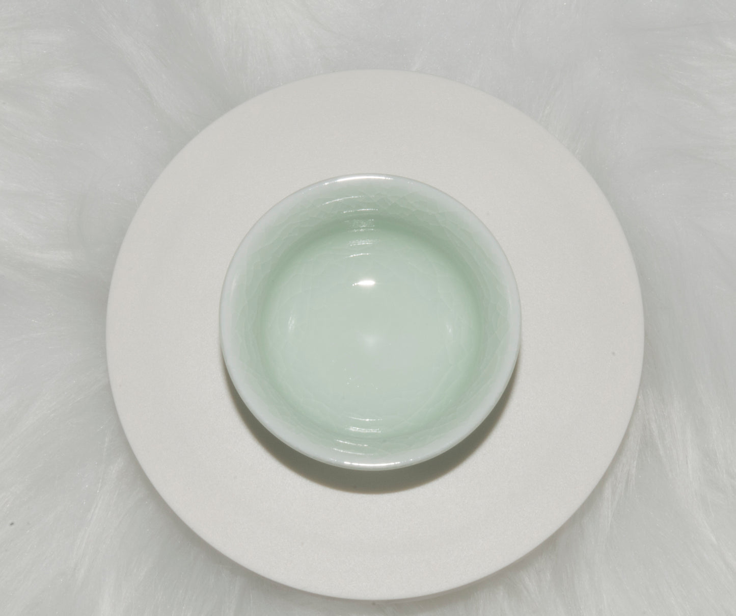 01003 Jade green glaze Perfect Circle Cup(45ml)