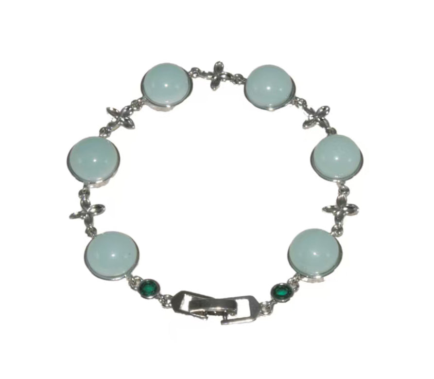 05011 Sky cyan glaze Bracelet