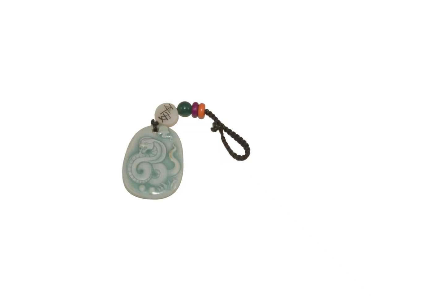 05003 RUCI Porcelain Snake Year Zodiac backpack charm