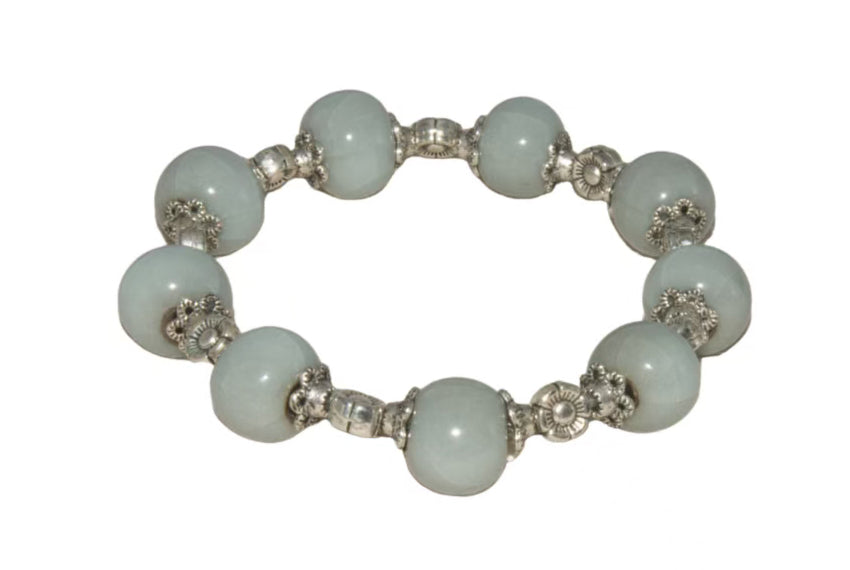 05012 Sky cyan glaze bracelet